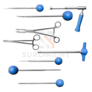 Sistema de tornillos pediculares manuales de 5.5 mm, juego de instrumentos de fijación espinal de acero inoxidable, certificado CE, MOL Surgery Blush, clase quirúrgica I - Product Image 3