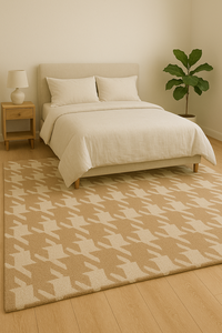 Custom Contemporary rectangular shape Abstract Rug Hand Tufted geometrical Pattern Wool <b>Carpet</b> for Home Decor - Product Image 2