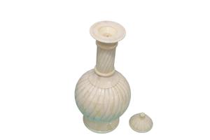 Jardinière en métal avec incrustation de os, faite à la main, de forme ronde, style minimaliste, pour la décoration de la maison, produit de luxe, exportations en gros - Product Image 2