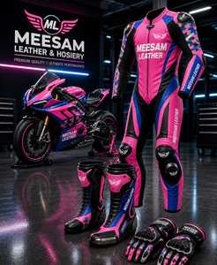 Traje de Motociclismo para Hombre, Manga Larga, Bloques de Color Amarillo y Morado, Spandex y Nailon, Secado Rápido, para Todas las Estaciones - Product Image 3