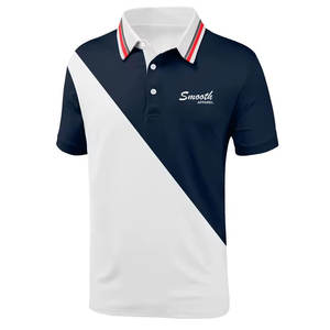 เสื้อยืดโปโลผู้ชายแบบแห้งเร็วเสื้อโปโลผ้าฝ้ายระบายอากาศได้ดีเสื้อโปโลสำหรับผู้ชาย - Product Image 1