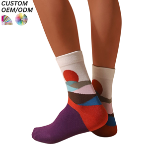 Calcetines Deportivos de Compresión Personalizados, Tejidos, Transpirables, Antibacterianos, para Yoga en Interiores y Uso Diario, con Soporte OEM/ODM para Venta al Por Mayor - Product Image 4