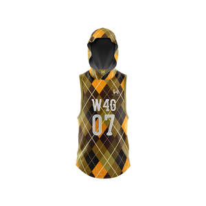 ชุดยูนิฟอร์มอเมริกันฟุตบอลแบบกำหนดเอง โพลีเอสเตอร์ 100% แห้งเร็ว ไม่มีแขนเสื้อ โลโก้ด้านหน้า ชื่อทีมและชื่อผู้เล่น - Product Image 4