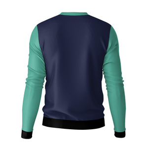 Servicios OEM 2026, Camiseta de Manga Larga para Hombre, Cuello en V, 100% Algodón, Corte Ajustado, Diseño Sólido, Tejido Ecológico Antiarrugas - Product Image 4