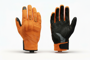 Gants de moto pour hommes, respirants, antidérapants, de protection, pour le sport, le cyclisme, la moto, à doigts entiers, compatibles avec les écrans tactiles - Product Image 5