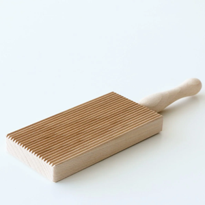 Tabla de madera para gnocchi personalizada con asa, tabla de madera para pasta con asa, tabla de madera maciza para fideos - Product Image 1