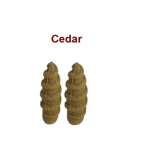 Natural Cedar Screw <b>Backflow</b> <b>Incense</b> <b>Cones</b> Wholesale Supply at Leading Price (White) - Product Image 1