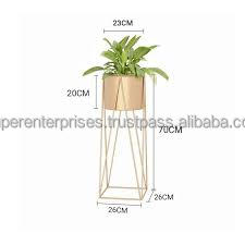 Maceta de planta verde de Metal de alta calidad estándar, macetas de latón dorado, superventas, decoración para el hogar y la Oficina, macetas de flores - Product Image 2