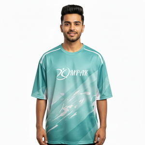 T-shirt surdimensionné de style urbain premium pour hommes, streetwear décontracté - Product Image 1