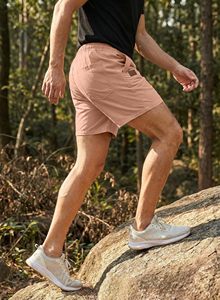 Shorts de sport décontractés pour hommes, respirants, en nylon, à séchage rapide, coupe ample, taille mi-haute, pour l'été et la course à pied - Product Image 2