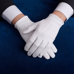 Nouveaux gants en coton blanc de haute qualité 2026 pour les cérémonies, les défilés, les groupes, les événements et les occasions spéciales, gants blancs formels - Product Image 3