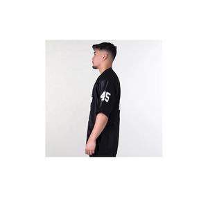 Camiseta de equipo de fútbol americano de malla personalizada para hombre al por mayor, tachuela y sarga bordada, transpirable, de secado rápido, servicio OEM de talla grande - Product Image 5