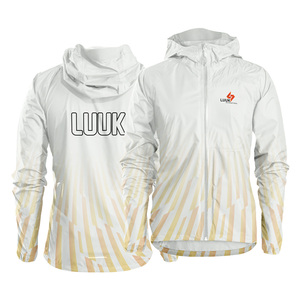 Factory Supply Unisex Hooded Windbreaker <b>Jacket</b> <b>Lightweight</b> Windproof Water Repellent Outdoor Hiking Travel Wear OEM ODM - Product Image 6