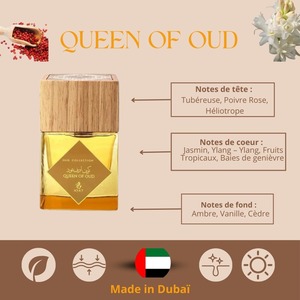 Queen of Oud Eau De Parfum COLECCIÓN OUD 100 ml de Ayat Perfumes, Perfume Árabe Original de Dubái de Larga Duración - Product Image 3