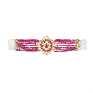 Juego de Collar de Diseño Jewelemarket con Piedras Austriacas Brillantes y Cuentas, Joyería de Moda-10575617DGR - Product Image 3