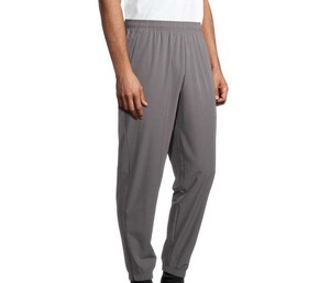 Oversized Straight Plus Size Drawstring Mid Waist Sporty Quick Dry Windproof Sweatpants Cotton Polyester <b>Fleece</b> Loose <b>Pants</b> Men - Product Image 3