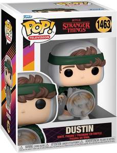 Figura Coleccionable de Vinilo Pop de Dustin Henderson de la 5ª Temporada de Stranger Things, 3.75 Pulgadas, Funkoo 1781, Regalo para Fans, Precio Económico - Product Image 5