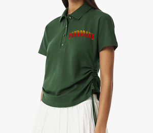 Chemises de golf pour femmes, nouvelle conception personnalisée par sublimation, 100% coton, respirantes, séchage rapide, extensibles dans les 4 sens, streetwear - Product Image 1