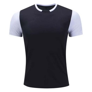 <b>Navy</b> Grey Simple Design Sportswear Soccer Jersey Team Name Short Sleeve Quick Drying Breathable Crew-neck <b>Tops</b> Number Logo - Product Image 5