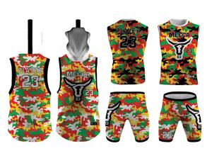 Venta al por mayor personalizado 7v7 uniforme de fútbol 7on7 bandera fútbol uniforme de compresión personalizado sublimado - Product Image 4