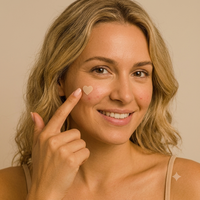 Reusoul Parches de Hidrogel de Colágeno para Imperfecciones AC Cica, Parches para el Cuidado de la Piel con Problemas, Forma Circular, 41 Parches, Para Todo Tipo de Piel