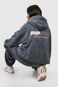 Nouveau design de pulls pour la rue, vente en gros de survêtements délavés à l'acide, survêtements pour femmes, survêtements courts pour femmes de taille personnalisée - Product Image 3