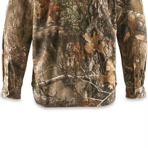 Chemise de chasse unisexe GRACE SIGN en softshell d'hiver, séchage rapide, manches longues, camouflage cerf, coupe ajustée pour la chasse en montagne - Product Image 5