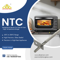 Jinlongbao Probe Sensor termistor OEM/ODM NTC dengan akurasi tinggi & permukaan respons cepat dipasang untuk Oven Microwave