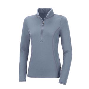 เสื้อเบสเลเยอร์สำหรับขี่ม้าสีสันหรูหราแบบสั่งทำพิเศษสำหรับผู้หญิง แขนยาว ผลิตจากผ้าสแปนเด็กซ์และไนลอน คอลเลคชั่นใหม่จาก Solid International - Product Image 2