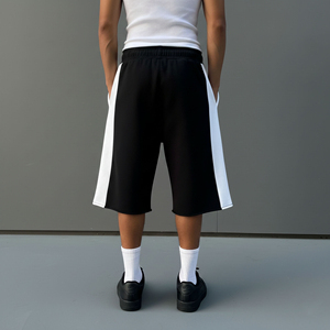 Pantalones Cortos de Verano para Hombre, Estilo Casual, Tendencia Urbana, 100% Algodón Transpirable, Cintura Elástica y Secado Rápido - Product Image 5