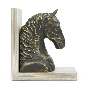Elegant Horse Bookend Holder Decorative <b>Book</b> Support Stand for Home Office <b>Library</b> and Bookshelf Decoration - Product Image 5