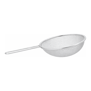 Passoire en acier inoxydable avec poignée et boucle de suspension pour pâtes et préparation culinaire - Product Image 1