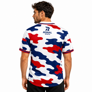 Maillot de baseball unisexe personnalisé respirant, nouveau style, design sublimé, pour hommes, vente en gros, dernières équipes les plus vendues - Product Image 4