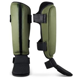 Protector de Piernas para Boxeo y Deportes de Combate 2026, Más Vendido, con Logotipo Personalizado, Protector de Piernas de Cuero, Servicio OEM - Product Image 1