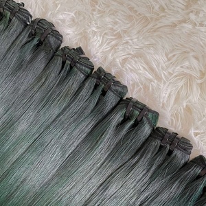 Prix usine Doux Os Droite Soyeux Double Trame Naturel Vietnamien Extensions de Cheveux Humains Sans Enchevêtrement et Polyvalent - Product Image 5