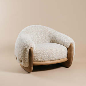 Cocoonora, silla de salón con acento contemporáneo de inspiración retro, asientos llamativos para interiores modernos de sala de estar y dormitorio - Product Image 5