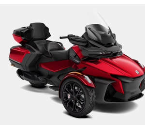 MEILLEURE OFFRE POUR NOUVELLE Moto à Trois Roues Rouge Touring Automatique Essence 3 Cylindres en Ligne 2 Places Propulsion Arrière - Product Image 1
