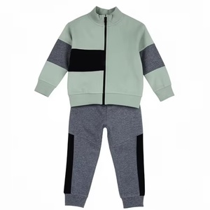Pull en coton personnalisé en gros, col rond, patchwork, pour garçons, style décontracté, élégant et tendance, chemises et hauts pour bébés - Product Image 3