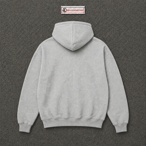 Sudadera con Capucha Oversize Personalizada con Estampado Gráfico de Montaña Gris, Unisex, Estilo Urbano Casual de Invierno, Venta al por Mayor - Product Image 6
