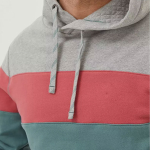 Vente en gros de sweats à capuche en molleton pour hommes, basiques tricotés en coton mélangé 480g, hiver, décontractés, couleur unie, respirants, coupe-vent, logo personnalisé - Product Image 6