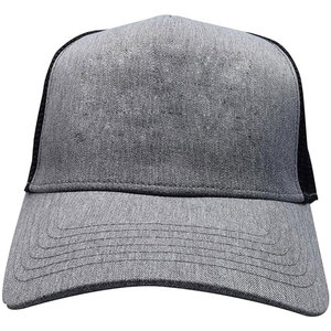 หมวกแก๊ปตาข่ายสีดำแบบยูนิเซ็กซ์ 6 แผง ปรับขนาดได้ด้วย Snapback สีพื้น ระบายอากาศดี สไตล์ลำลอง ใส่ได้ทุกฤดู - Product Image 6