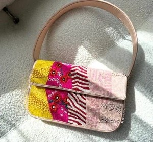 Luxury Handmade <b>Colourful</b> Seed Beaded Embroidery Purse Handbag Crossbody Shoulder <b>Bag</b> Tote Purse Boho Evening Clutch For Party - Product Image 1