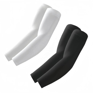 Manguito de compresión elástico para brazo con logo personalizado, sublimación, protección UV, absorción de humedad, para boxeo, MMA, baloncesto, ciclismo, venta al por mayor - Product Image 1