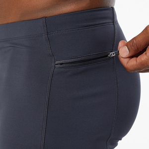 Pantalones Cortos de Compresión para Hombre, Último Modelo, Alta Calidad, Transpirables, de Secado Rápido, Ajustados, de Nailon/Spandex, Color Sólido, Personalizables, Cintura Elástica - Product Image 2