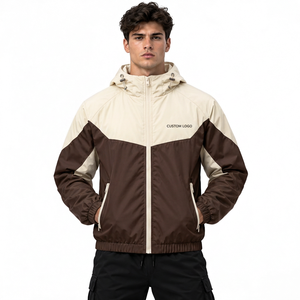 Chaqueta Cortavientos Ligera Ecológica Personalizada, Estilo Urbano, con Logotipo Personalizado, Chaqueta de Moda Urbana de Poliéster y Algodón - Product Image 5