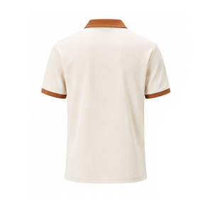 Men's Cotton <b>Waffle</b> Polo <b>Shirt</b> Set With Embroidered Logo Casual Summer Wear Men's Custom Sportswear Summer Shorts Set Breathable - Product Image 5