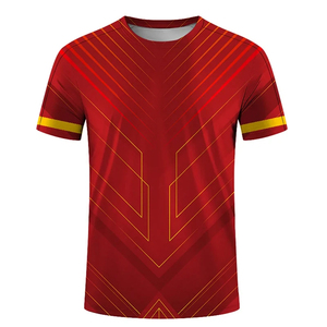 Sublimation Printing Blank <b>Tshirts</b> Bulk 100% <b>Polyester</b> Quick Dry Performance Team Uniform Athletic Tee Shirt Factory - Product Image 2