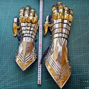 Gauntlets gloves iron gauntlets metal gauntlets steel gauntlets stainless steel gauntlets - Product Image 6
