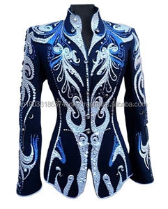 Proveedor ecuestre profesional Ladies Western Show Jacket Ecuestre en chaquetas de mujer de proveedor indio - Product Image 1