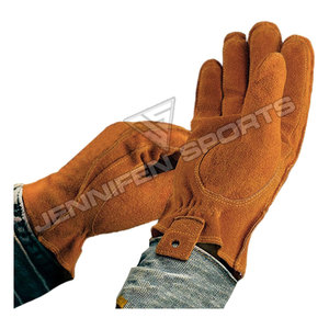 Gants de moto respirants en cuir suédé de vachette pour hommes, vente chaude en usine - Product Image 3